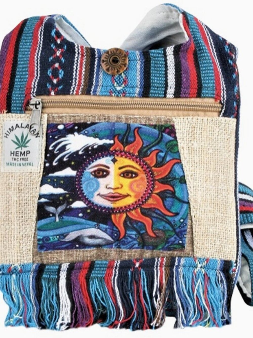 Footpath trading Hemp night and day small crossbody
